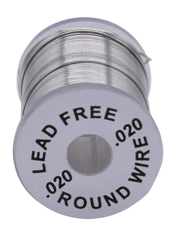 Hareline Round Lead Free Wire 0.020 adds weight to hook shanks for fly tying