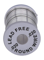 Hareline Round Lead Free Wire 0.020 adds weight to hook shanks for fly tying