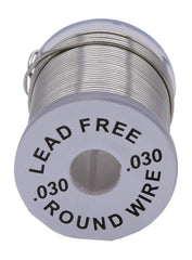 Hareline round lead-free wire 0.030 adds weight to hook shanks while resisting tarnish.