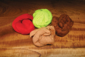 Hareline Sculpin Wool Black offers durable dubbing for sculpin heads and streamer bodies