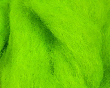 Hareline Sculpin Wool Chartreuse dubbing adds rich texture for sculpin and streamer heads.