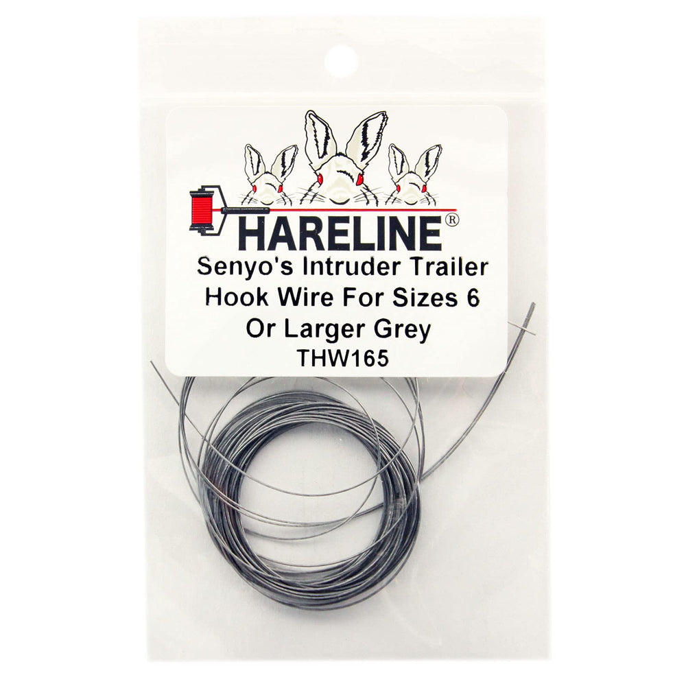 Hareline Senyo's Intruder Trailer Hook Wire coiled, secures trailing hooks without fouling.