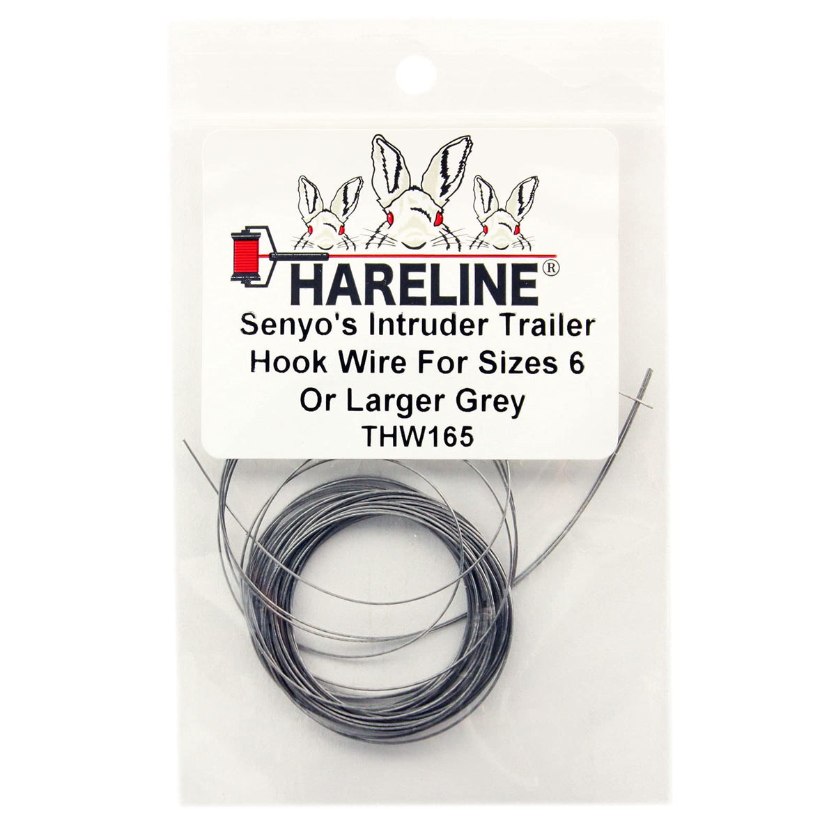 Hareline Senyo's Intruder Trailer Hook Wire coiled, secures trailing hooks without fouling.