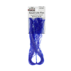 Hareline Dubbin Small Life-Flex Royal Blue with fine flexible legs for lifelike nymphs