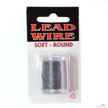 Hareline Spooled Lead Wire wrapped on hook shank for quick weight adjustment.