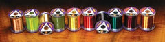 Hareline Dubbin UTC Ultra Wire Brassie Amber suitable for ribbing and bodies with added weight.