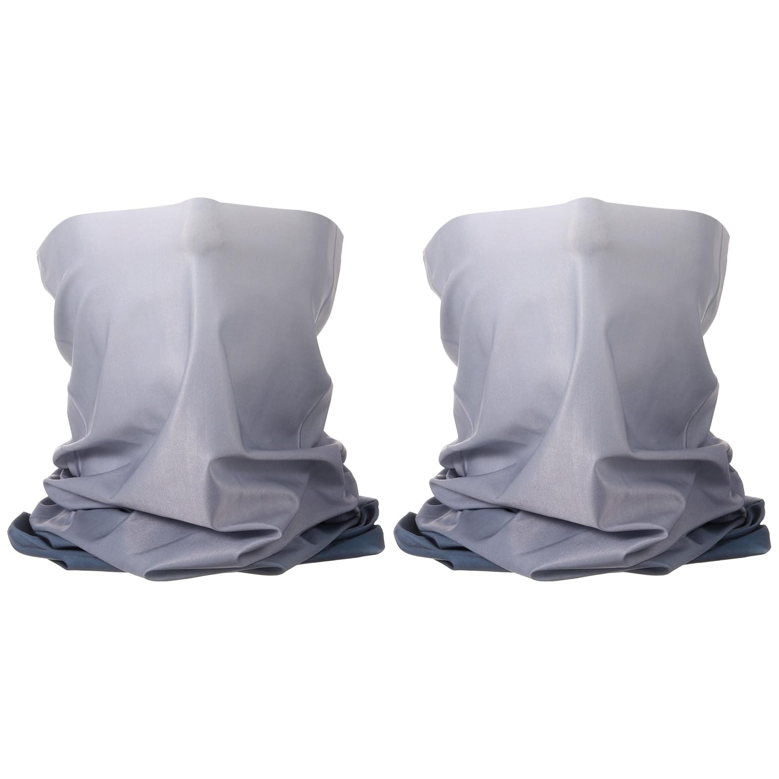 HARFINGTON cooling neck gaiter gradient gray protects face from sun during fishing