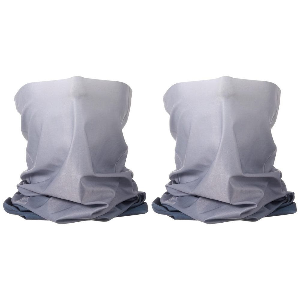 HARFINGTON cooling neck gaiter gradient gray protects face from sun during fishing