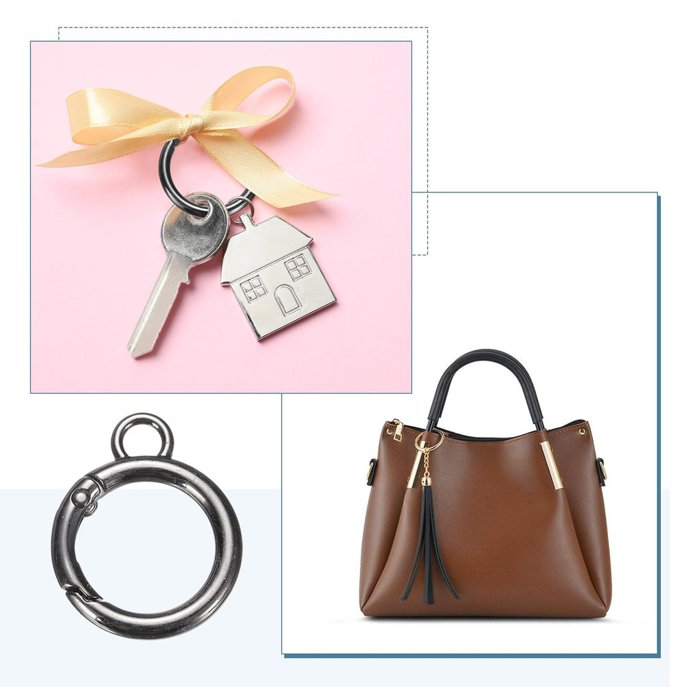 HARFINGTON bag accessory clip suitable for lanyards and tassels.