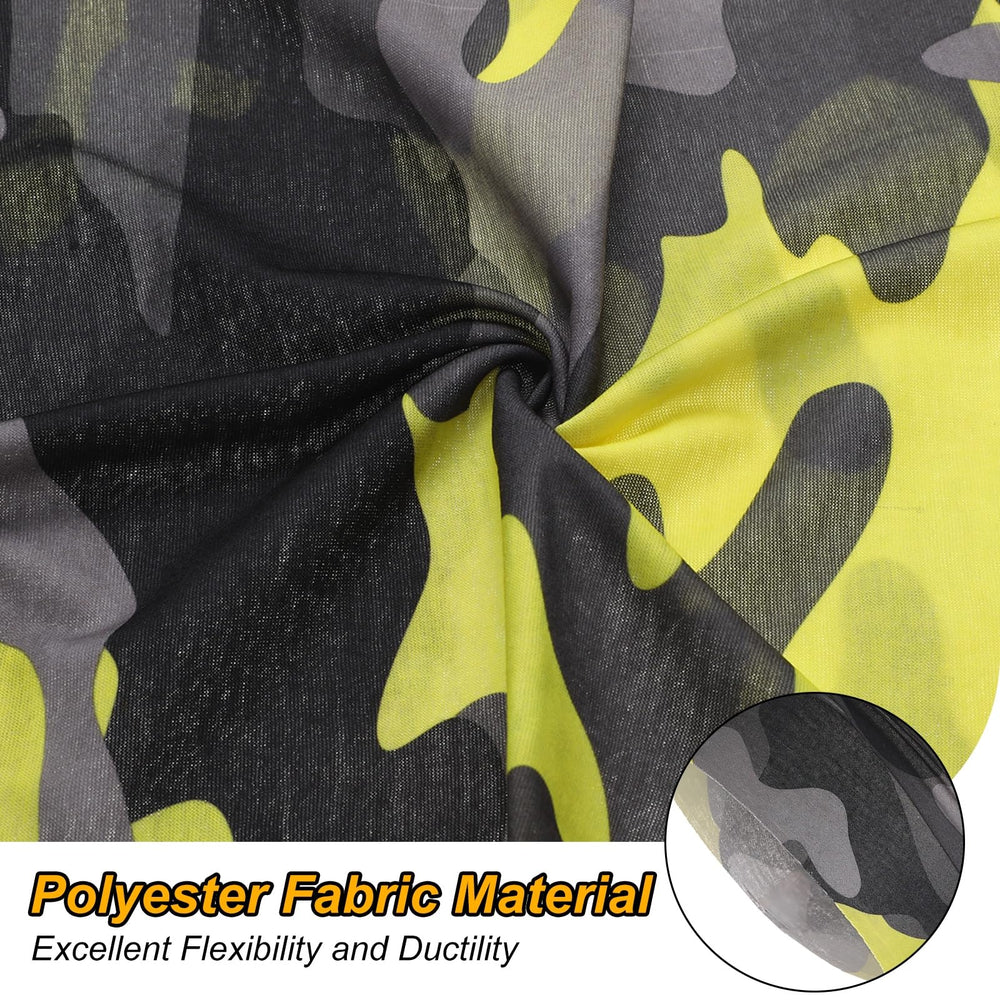 HARFINGTON neck gaiter protects face from dust and wind during rides