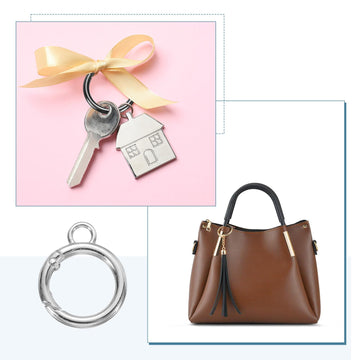 HARFINGTON shoulder bag strap clip enhances bag versatility