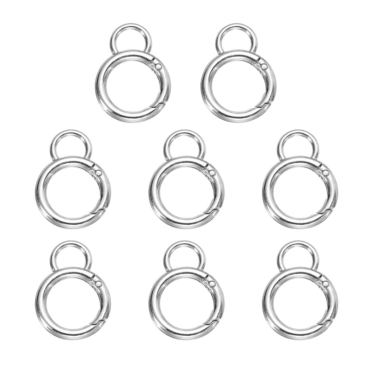 HARFINGTON spring o-ring clip closeup showing durable zinc alloy and smooth finish