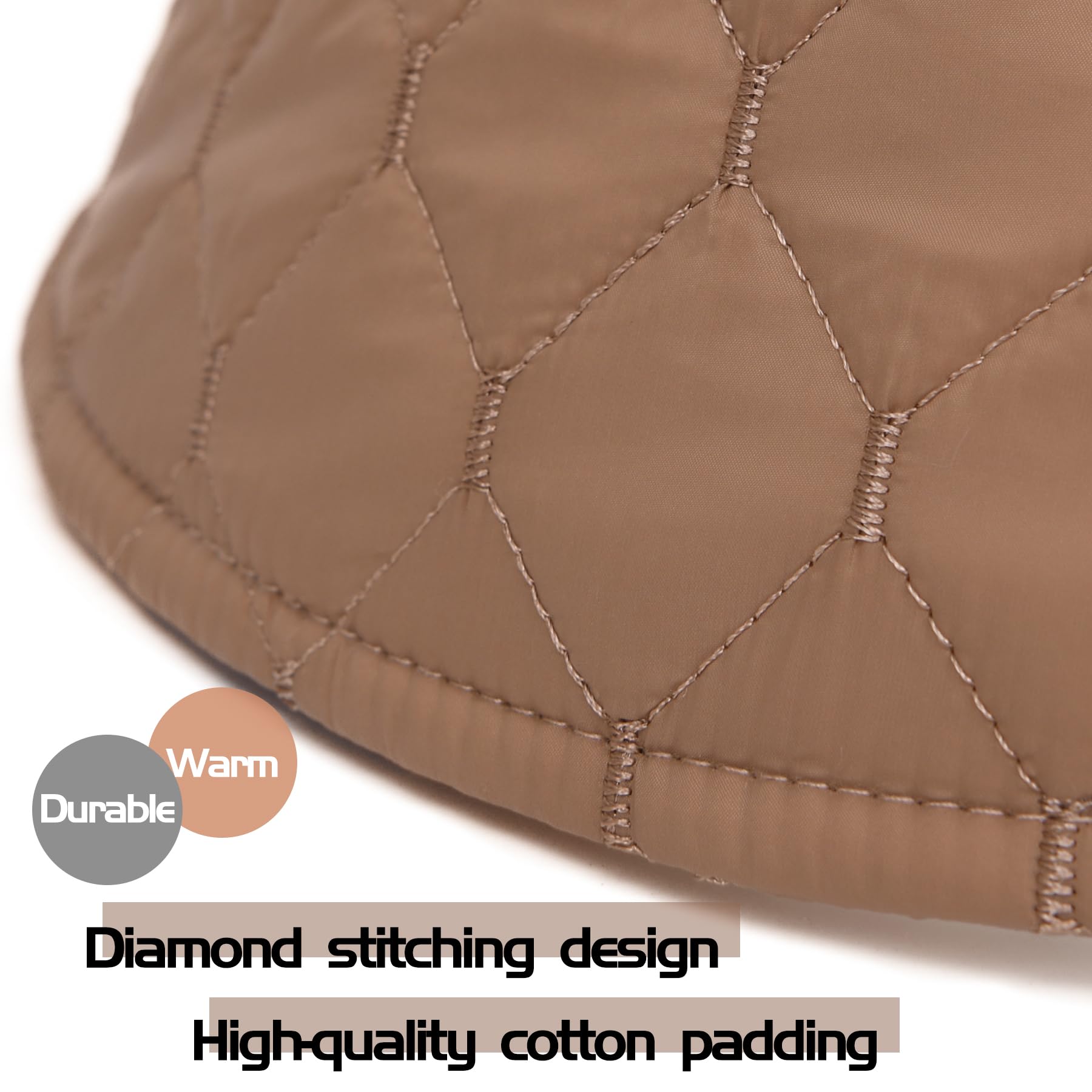 Hidden drawstring adjustable fit on Harikery bucket hat