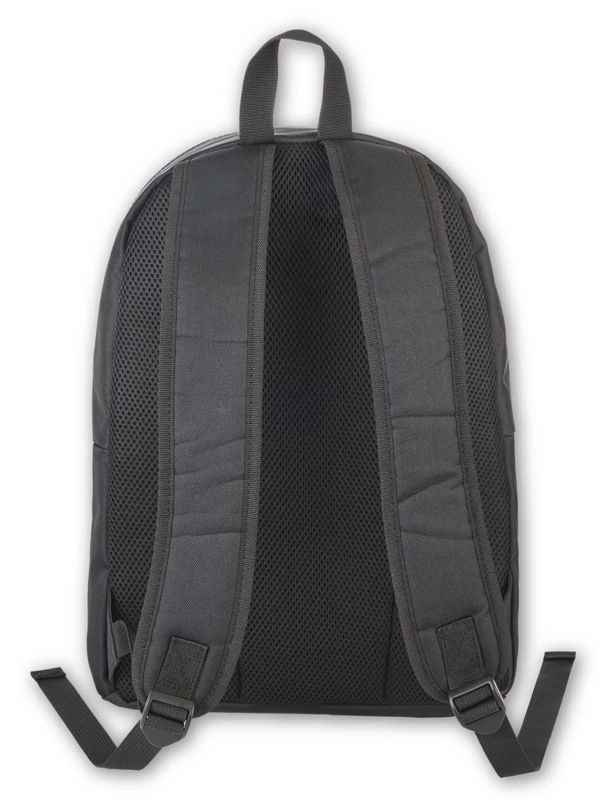 Harley-Davidson Eagle Rugged Backpack material closeup shows tough fabric and craftsmanship.