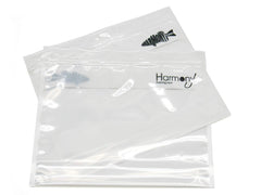 Bait Bags interior holding twelve standard packs of soft plastics