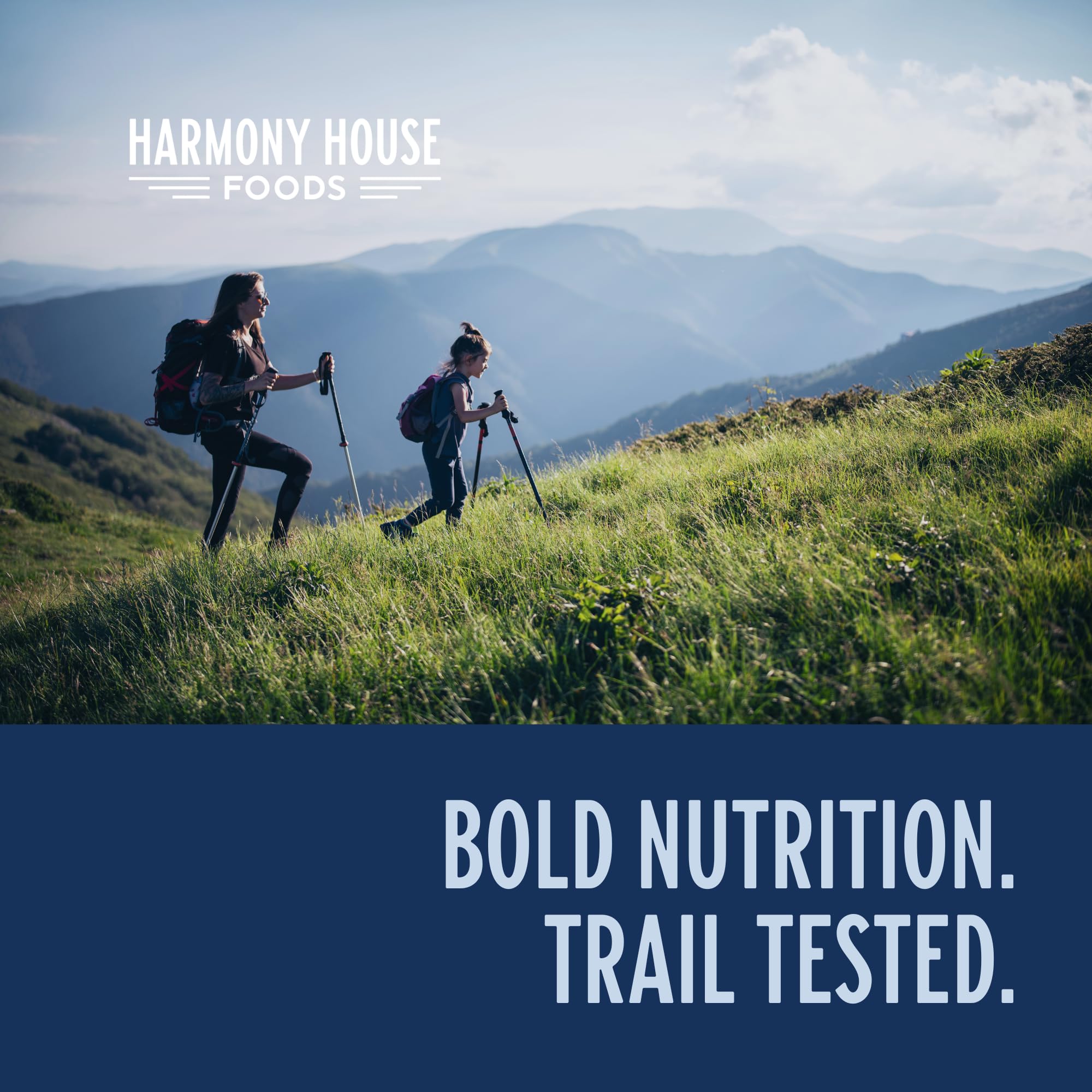 Harmony House Backpacking Kit recyclable packaging, eco-friendly option for campers.