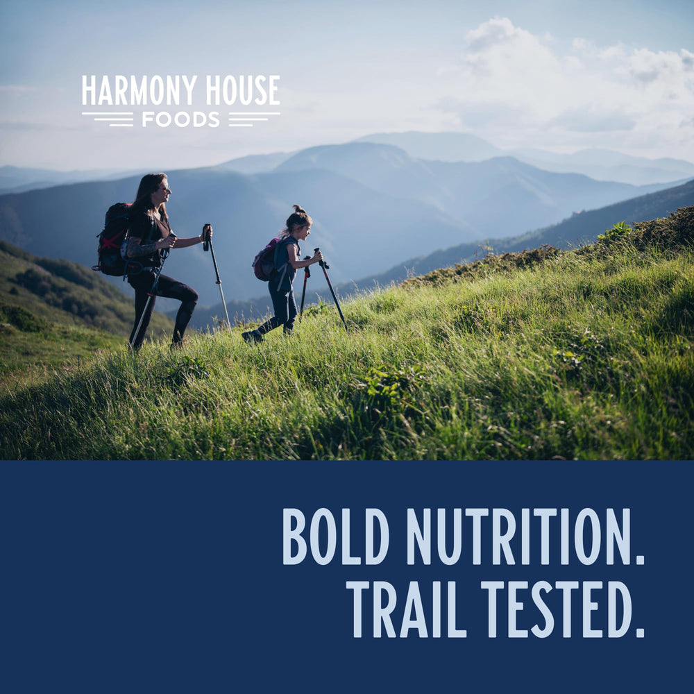 Harmony House Backpacking Kit recyclable packaging, eco-friendly option for campers.