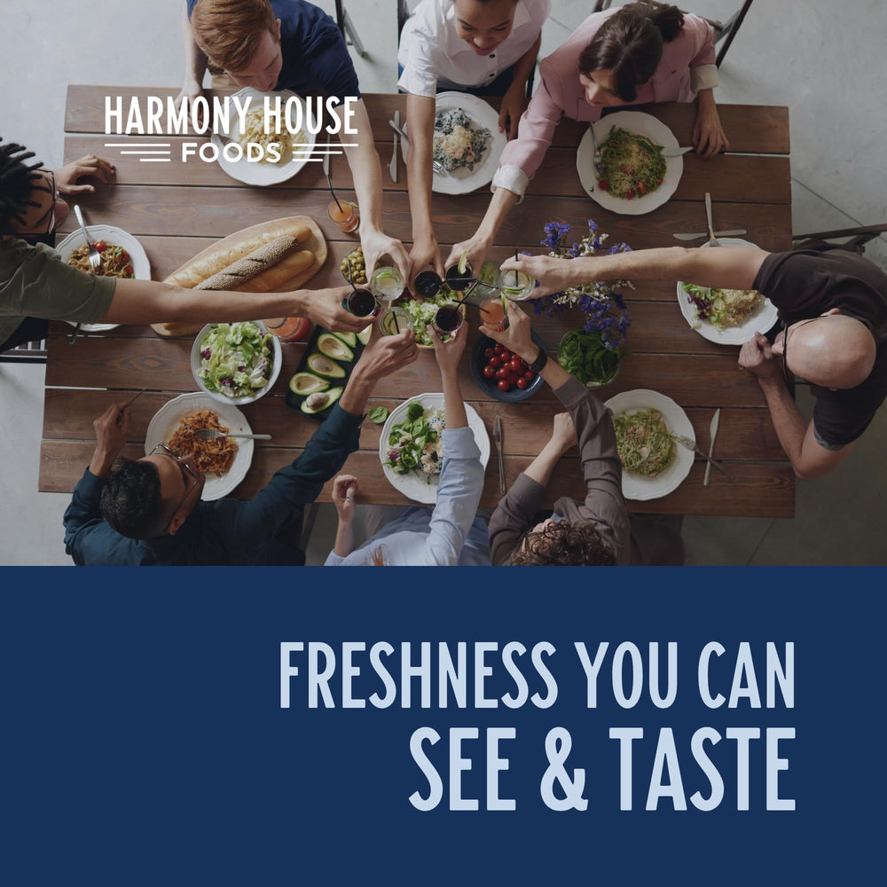 Harmony House Deluxe Sampler supports cooking, camping, and emergencies.