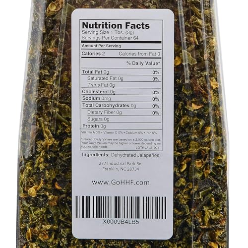 Harmony House jar back with labels signaling gluten-free, non-GMO, kosher OU.