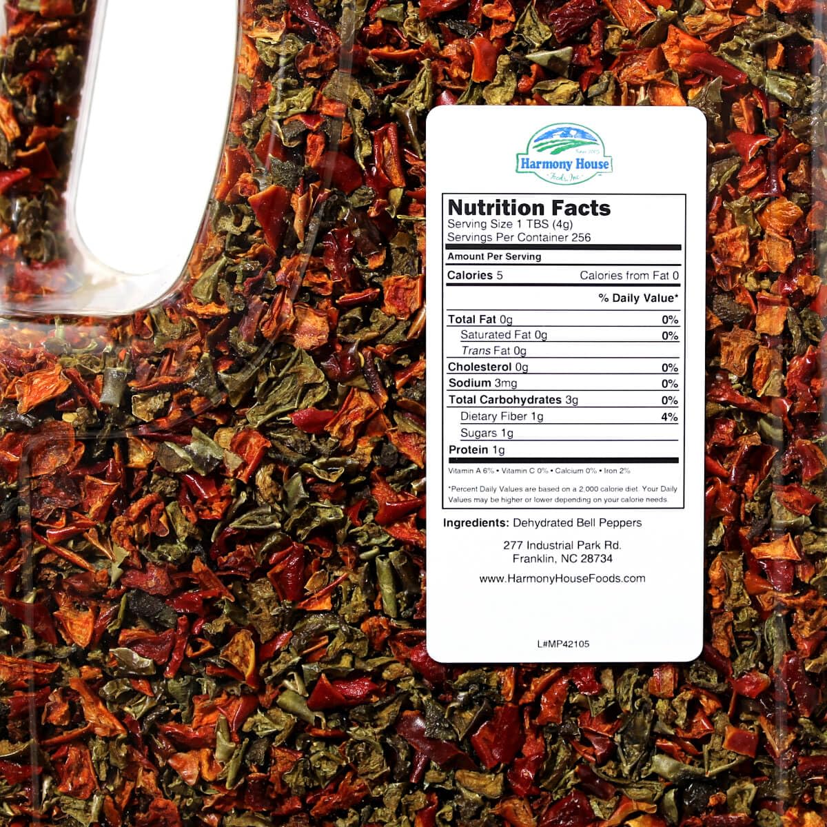 Harmony House dried peppers storage jar shows durability and easy pantry organization.