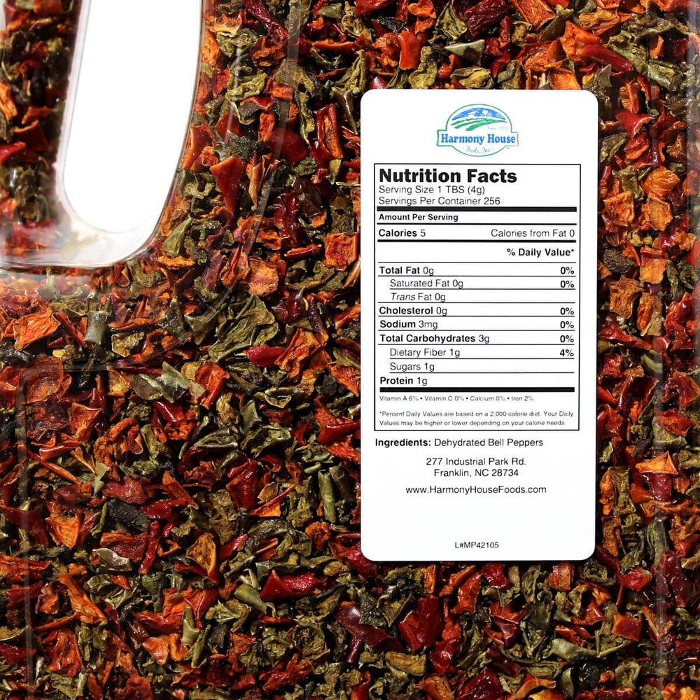 Harmony House dried peppers storage jar shows durability and easy pantry organization.