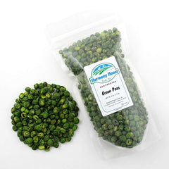 Harmony House Dried Peas on a camping stove for easy outdoor meals.