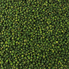 Harmony House dried peas packaging close-up highlighting freshness seal for long-term storage.