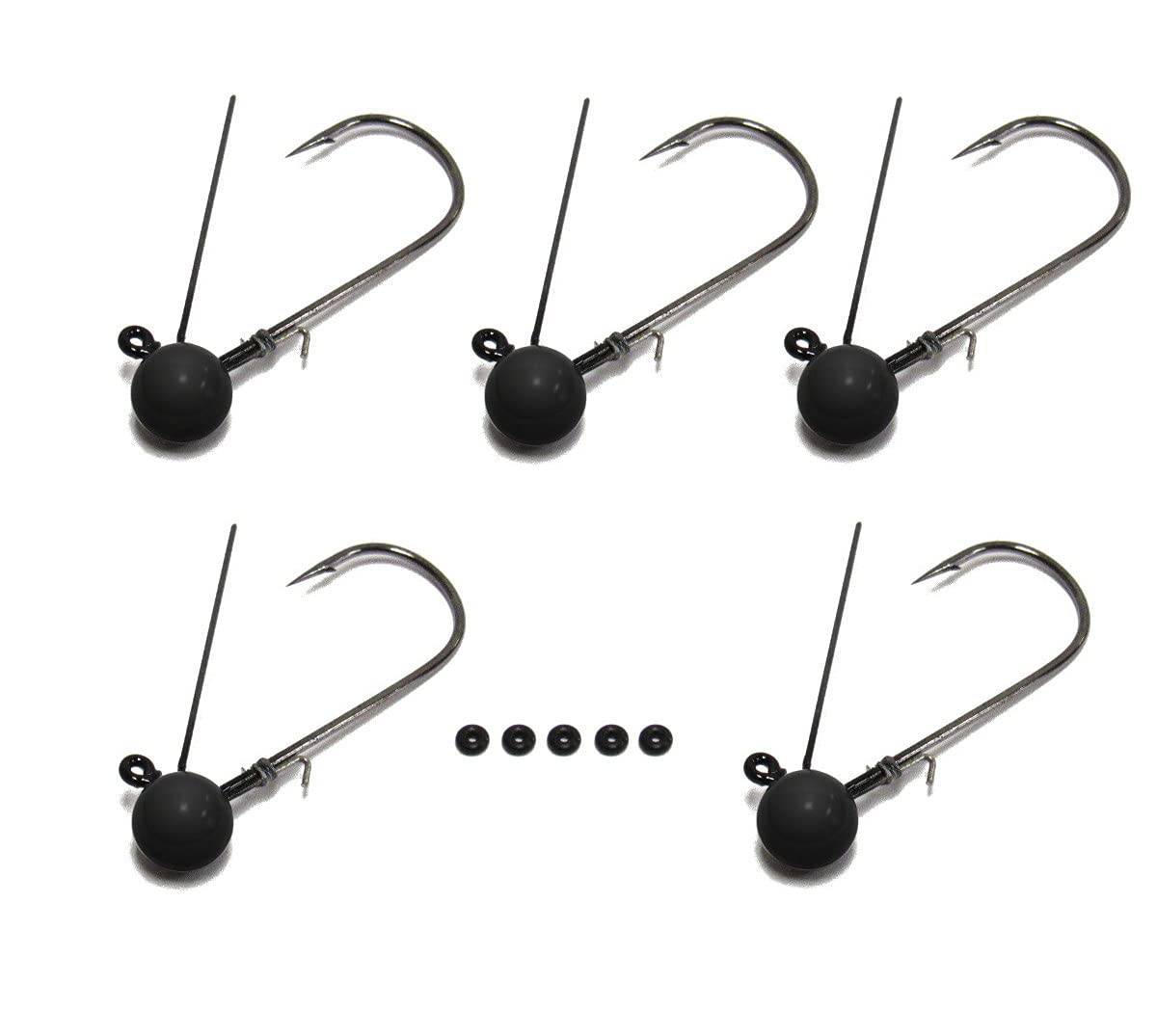Harmony Fishing tungsten weedless ball jighead 3/16 oz with 3/0 hook