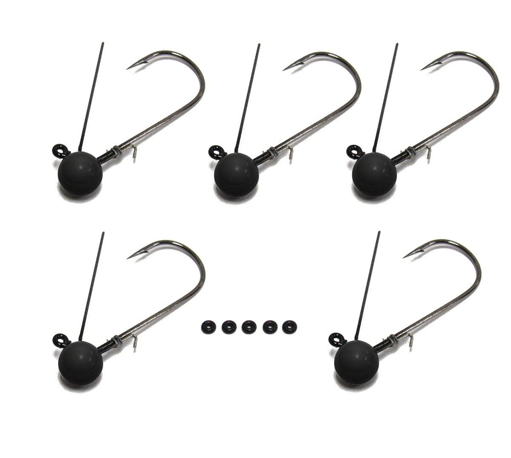 Harmony Fishing tungsten weedless ball jighead 3/16 oz with 3/0 hook