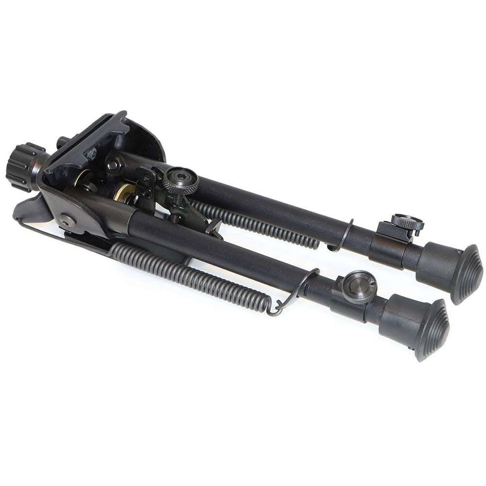 Harris Engineering Harris BIPOD securely mounted to a rifle rail