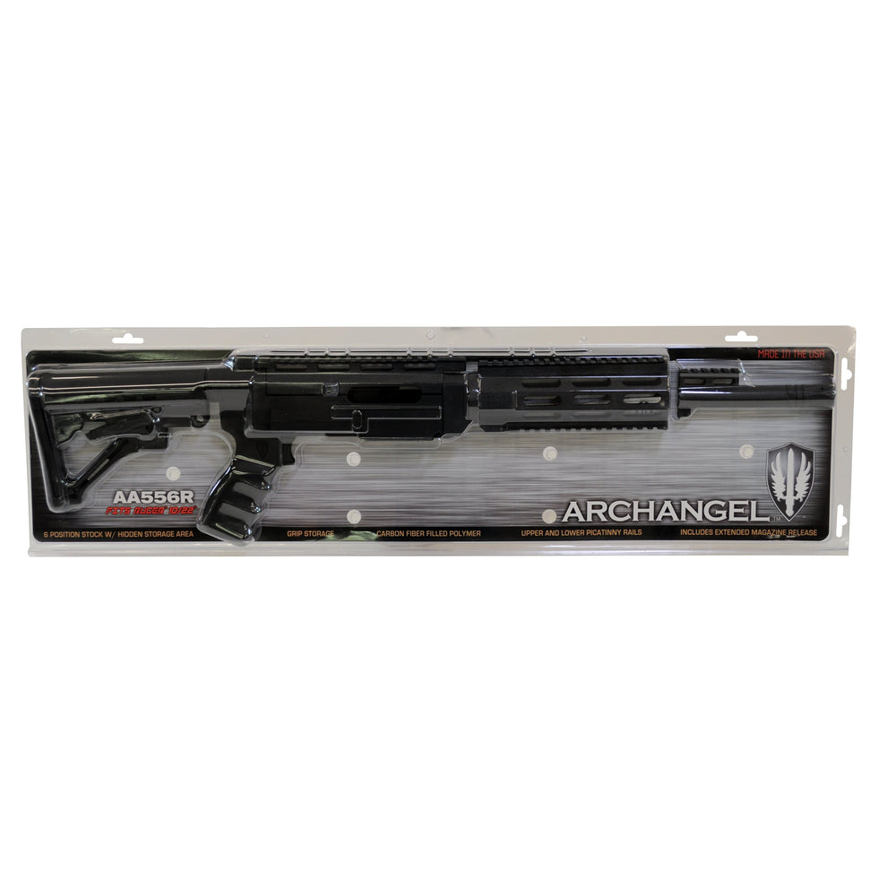 LM-1A2 L compact bipod shown for prone shooting.