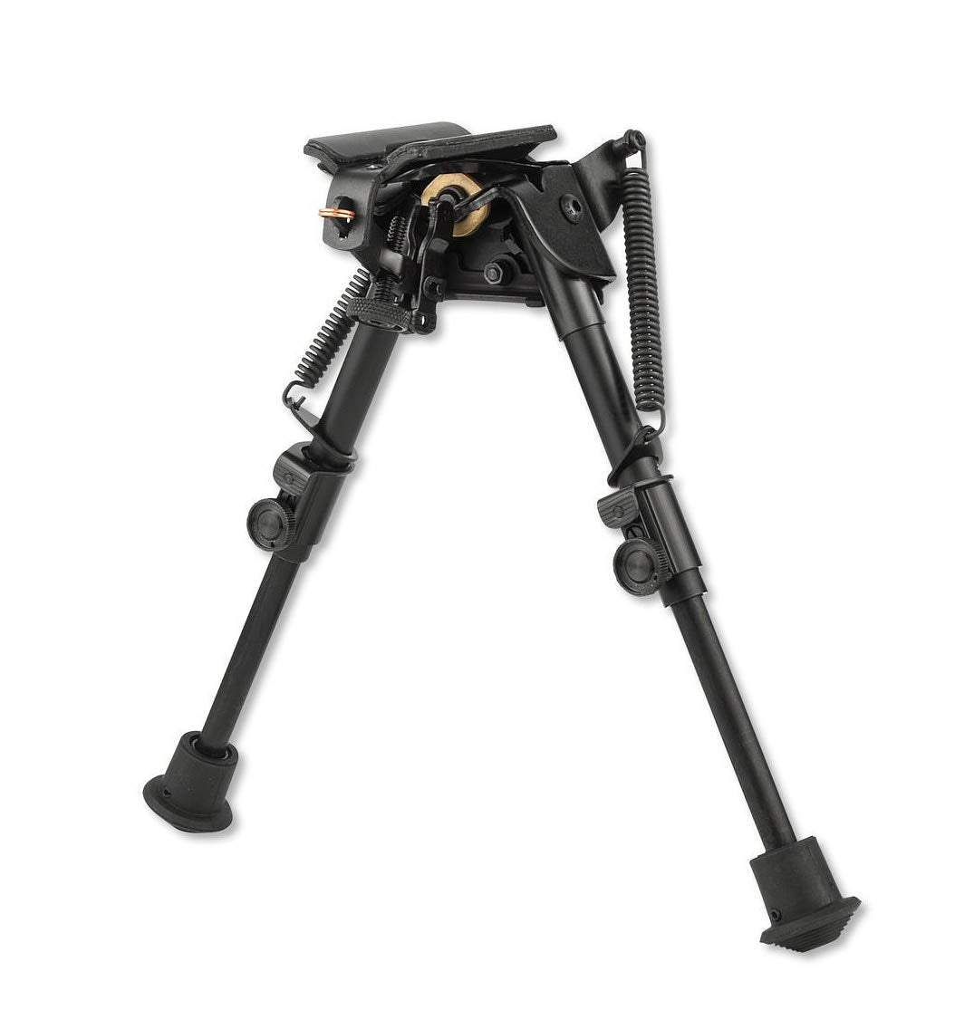 Harris Engineering S-BR hinged base bipod assembled for stable shooting support