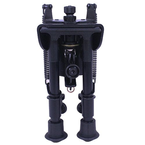 Harris Engineering S-BR hinged base bipod black finish supports rugged field use