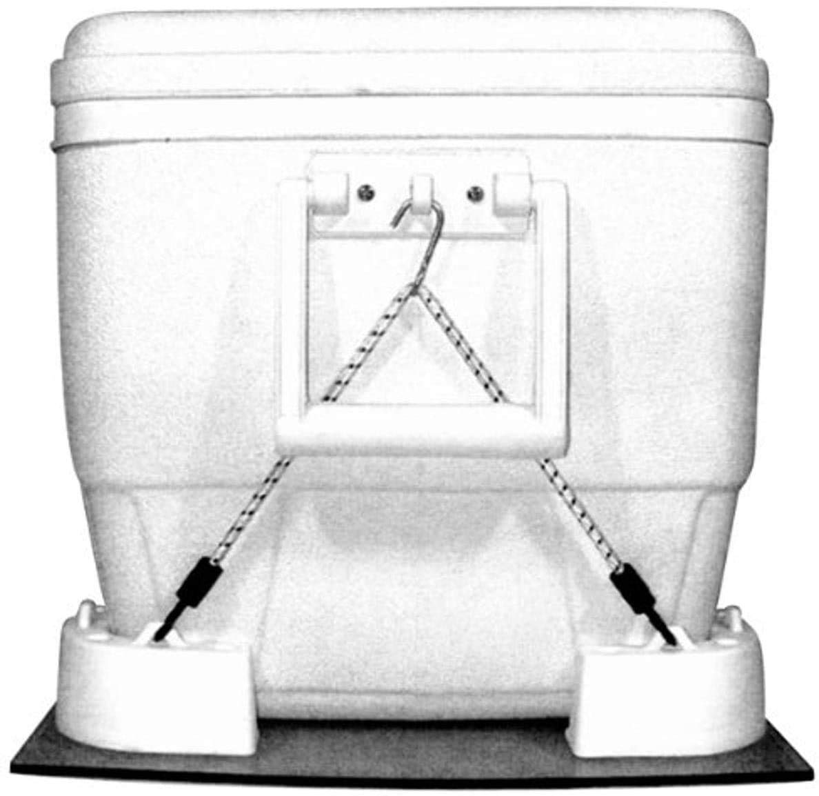 Harvard Marine flush-mount corner brackets maximize deck space and reduce snag risk.