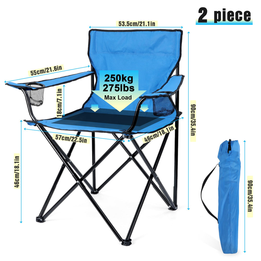 HaSteeL ergonomic backrest camping chair provides full back support for long outdoor sessions.