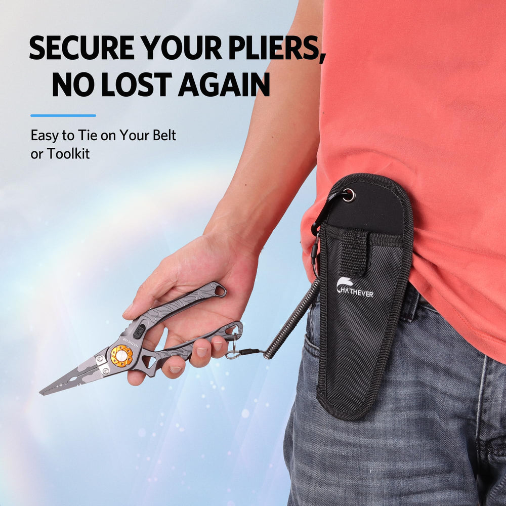 Lockable sheath included with Hathever pliers