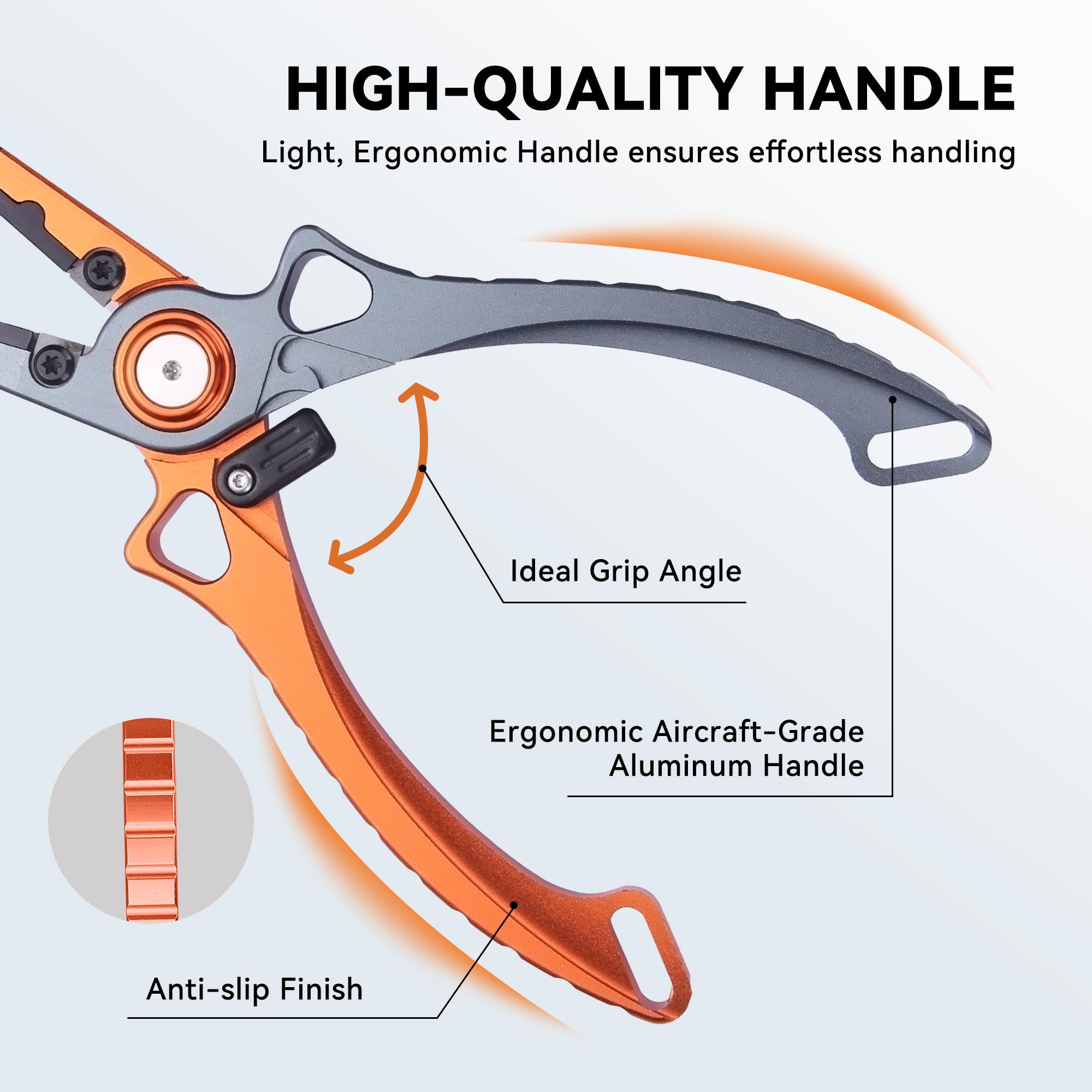 Pliers with coiled lanyard for safety and easy access