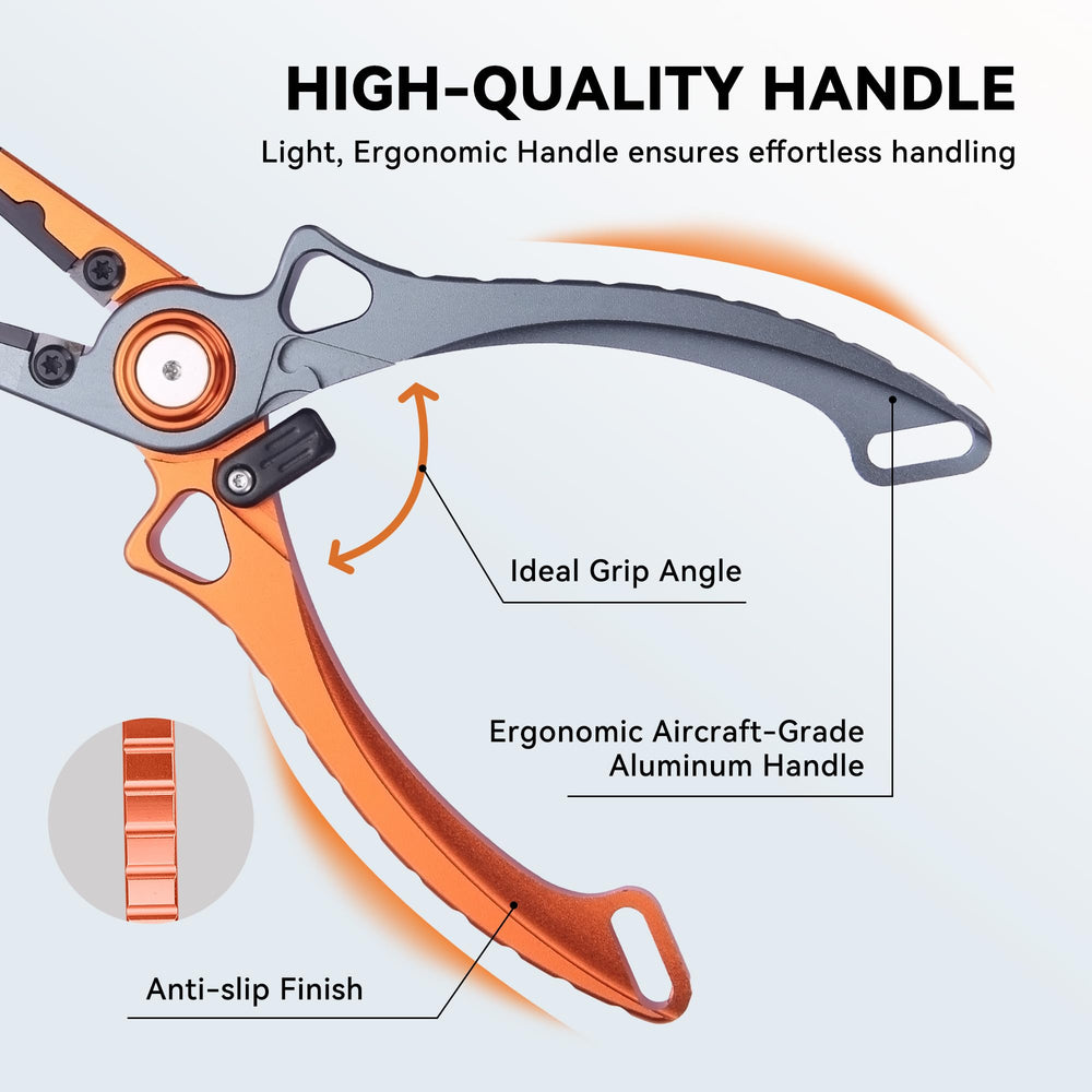 Pliers with coiled lanyard for safety and easy access