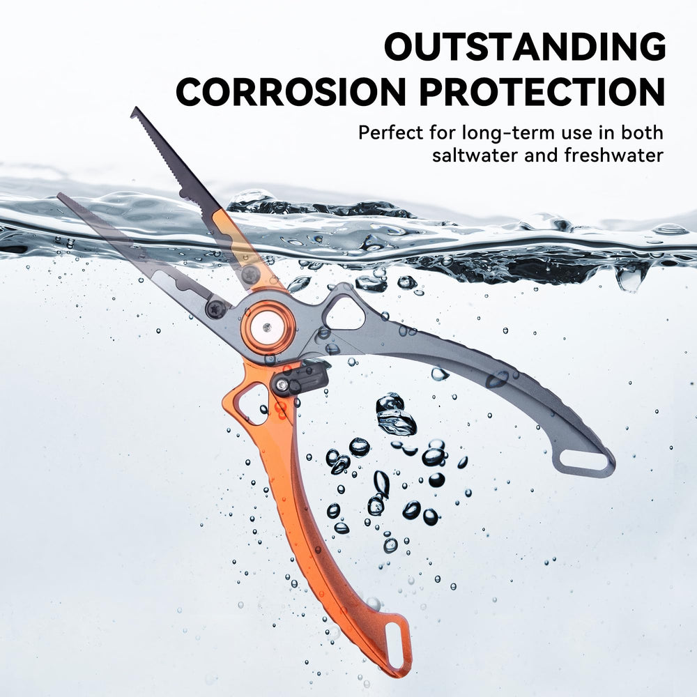 Pliers with multi-function jaws for hooks and crimps