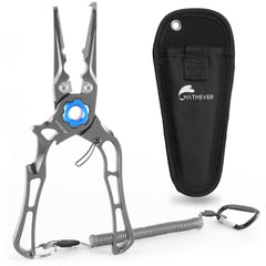 Hathever fishing pliers with titanium jaws extended (7.5 inch length)