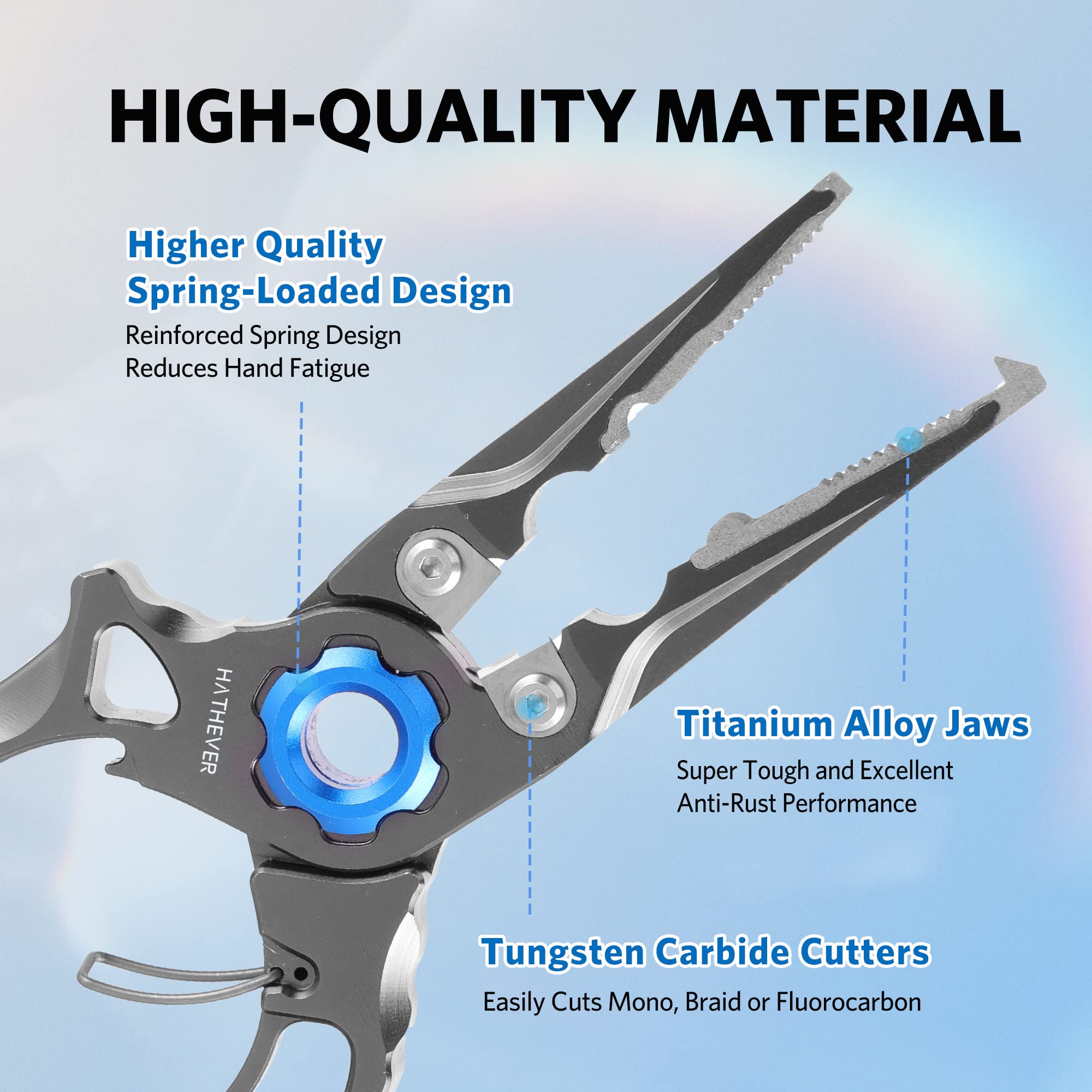 Tungsten carbide cutters integrated into Hathever pliers head