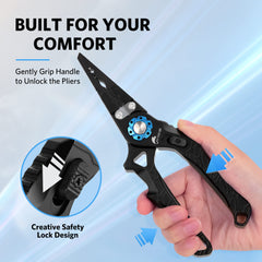 Ergonomic CNC-processed handle with finger grooves
