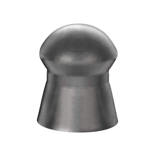 Close-up of HatsanUSA Vortex Strike .35cal pellets, 82 grains, gray