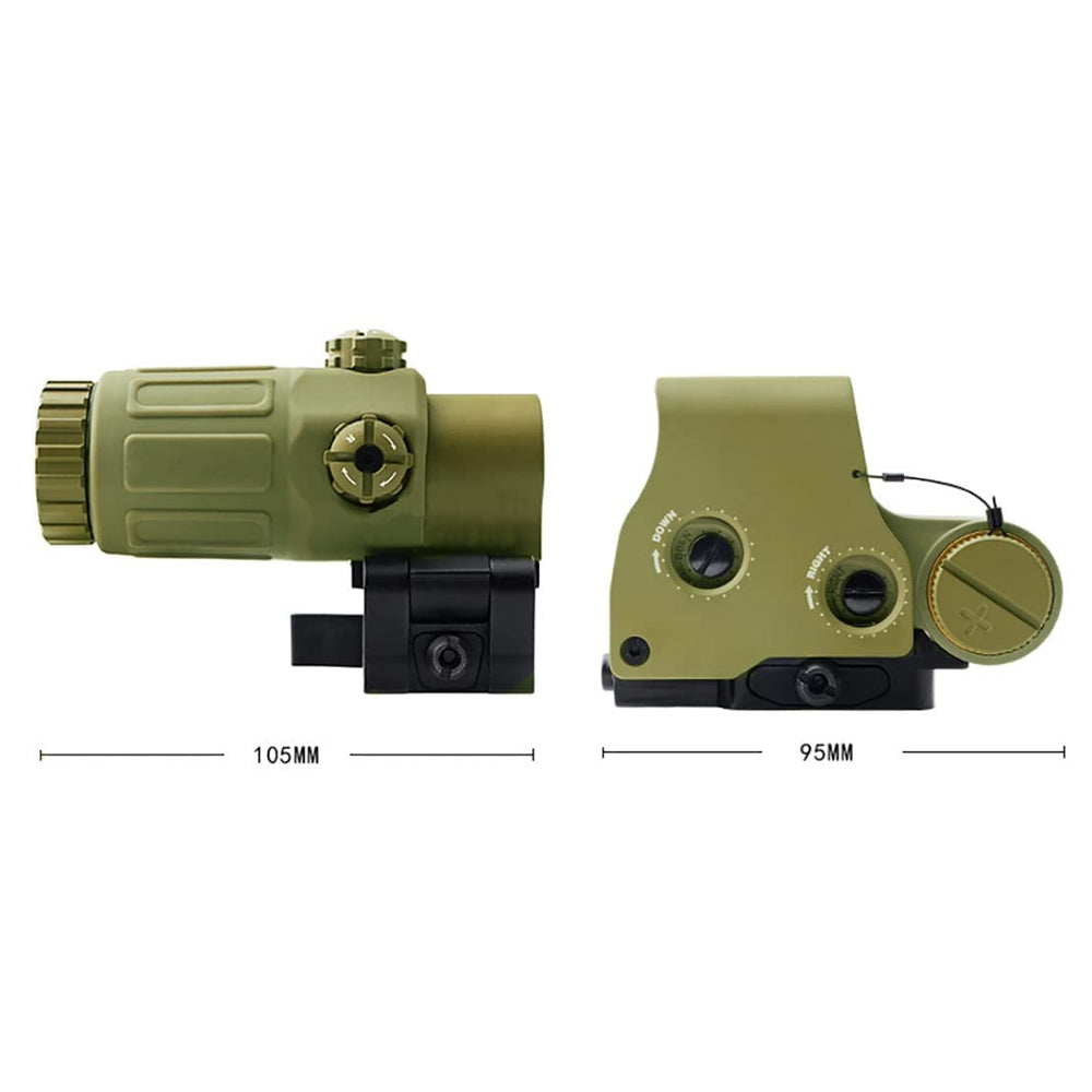 HATSEN 20mm rail compatibility fits standard setups for versatile mounting
