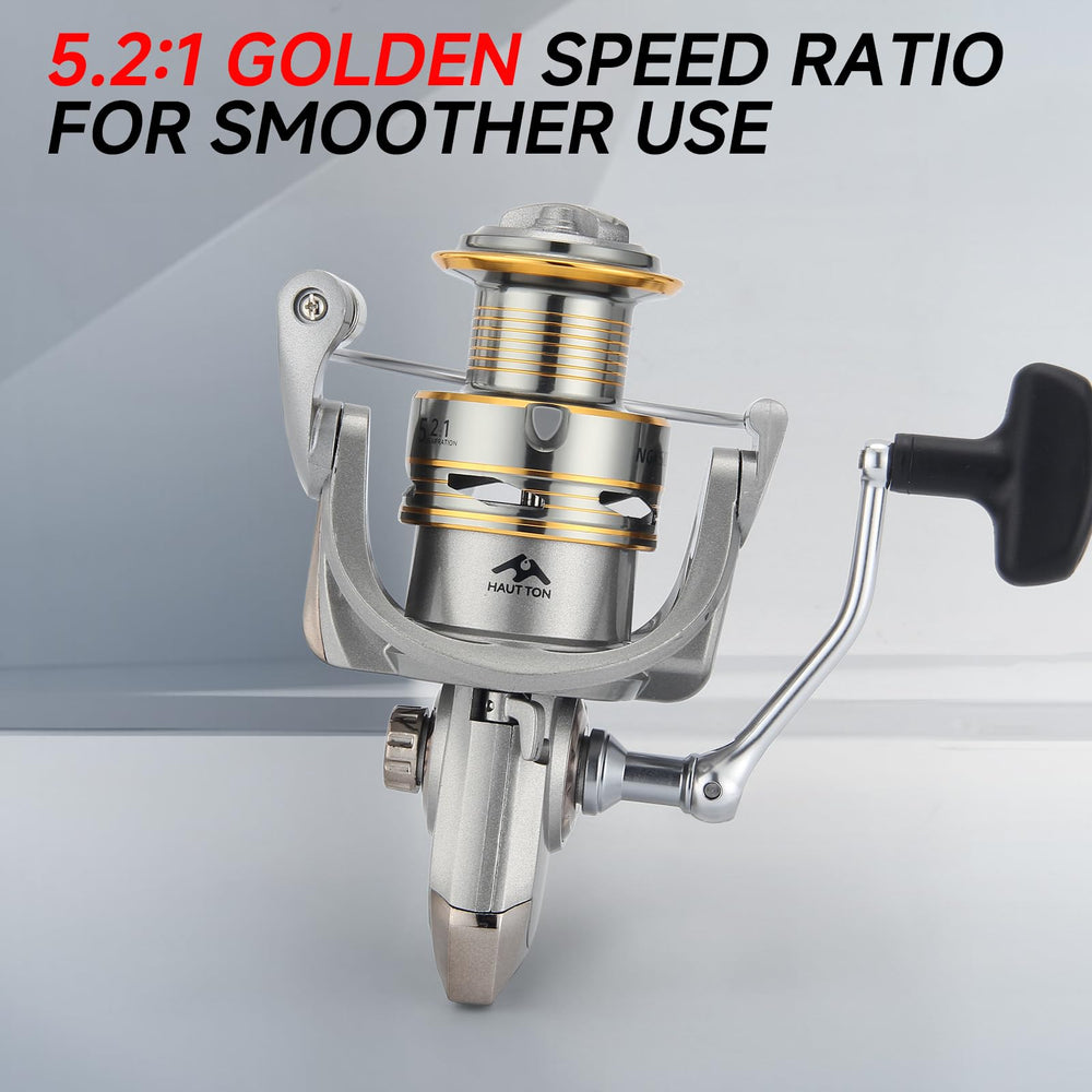 HAUT TON Spinning Reel 10000—precise drag for heavy inshore species.