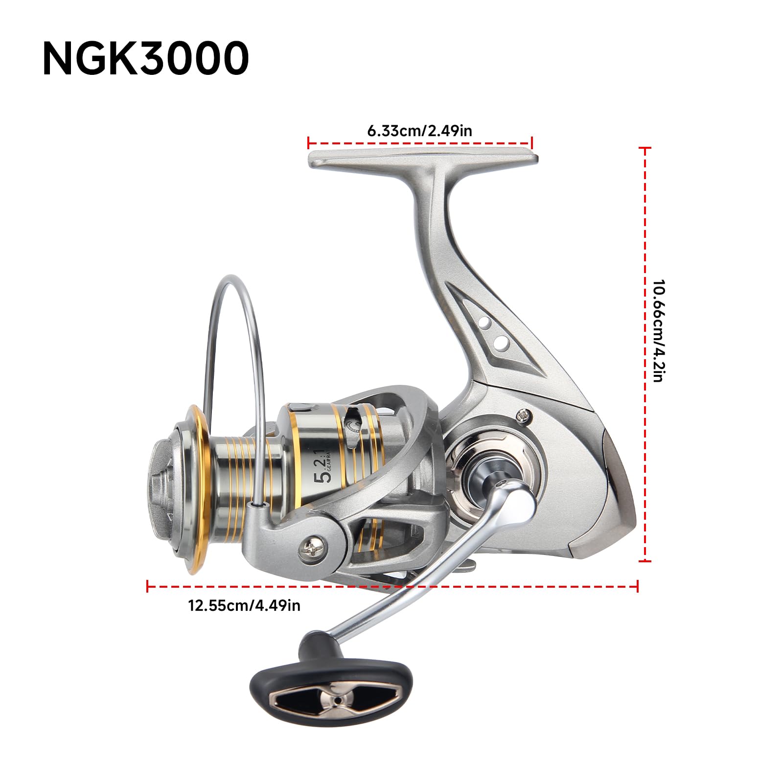 HAUT TON Spinning Reel 9000—durable build handles big-game battles.