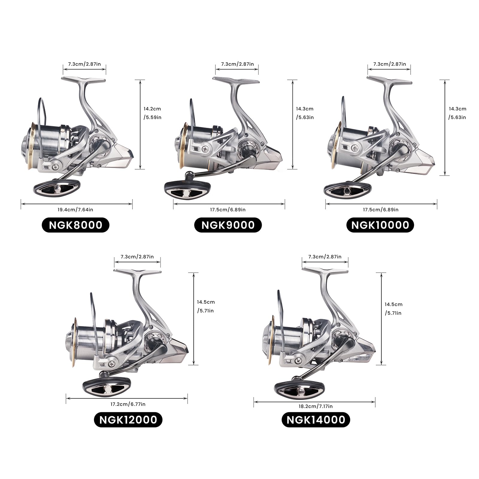 HAUT TON spinning reel drag-system delivers smooth stopping power in fights