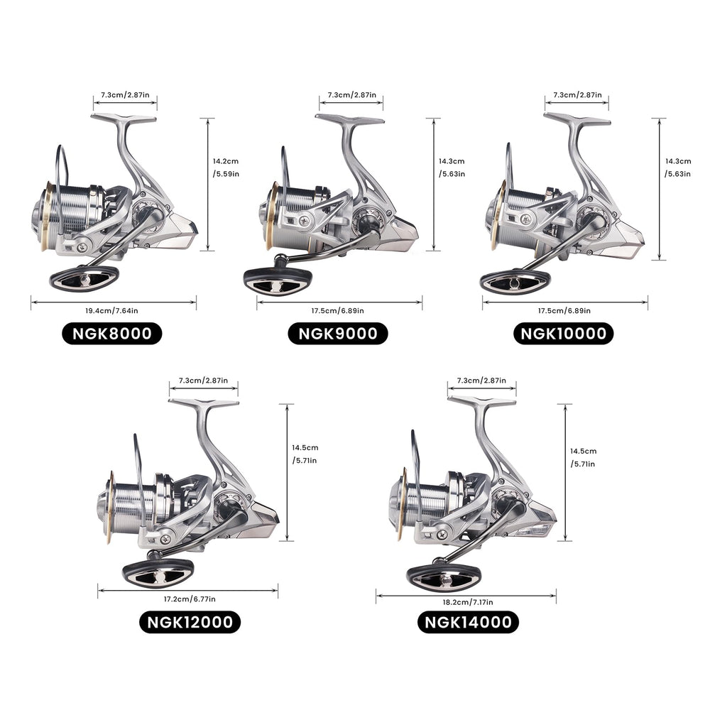 HAUT TON spinning reel drag-system delivers smooth stopping power in fights