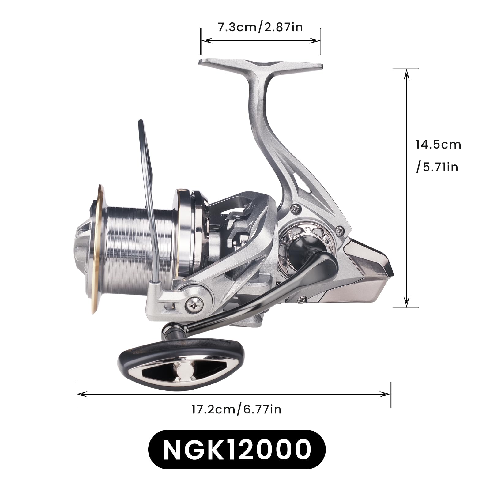 HAUT TON spinning reel stainless-gear improves durability during long sessions