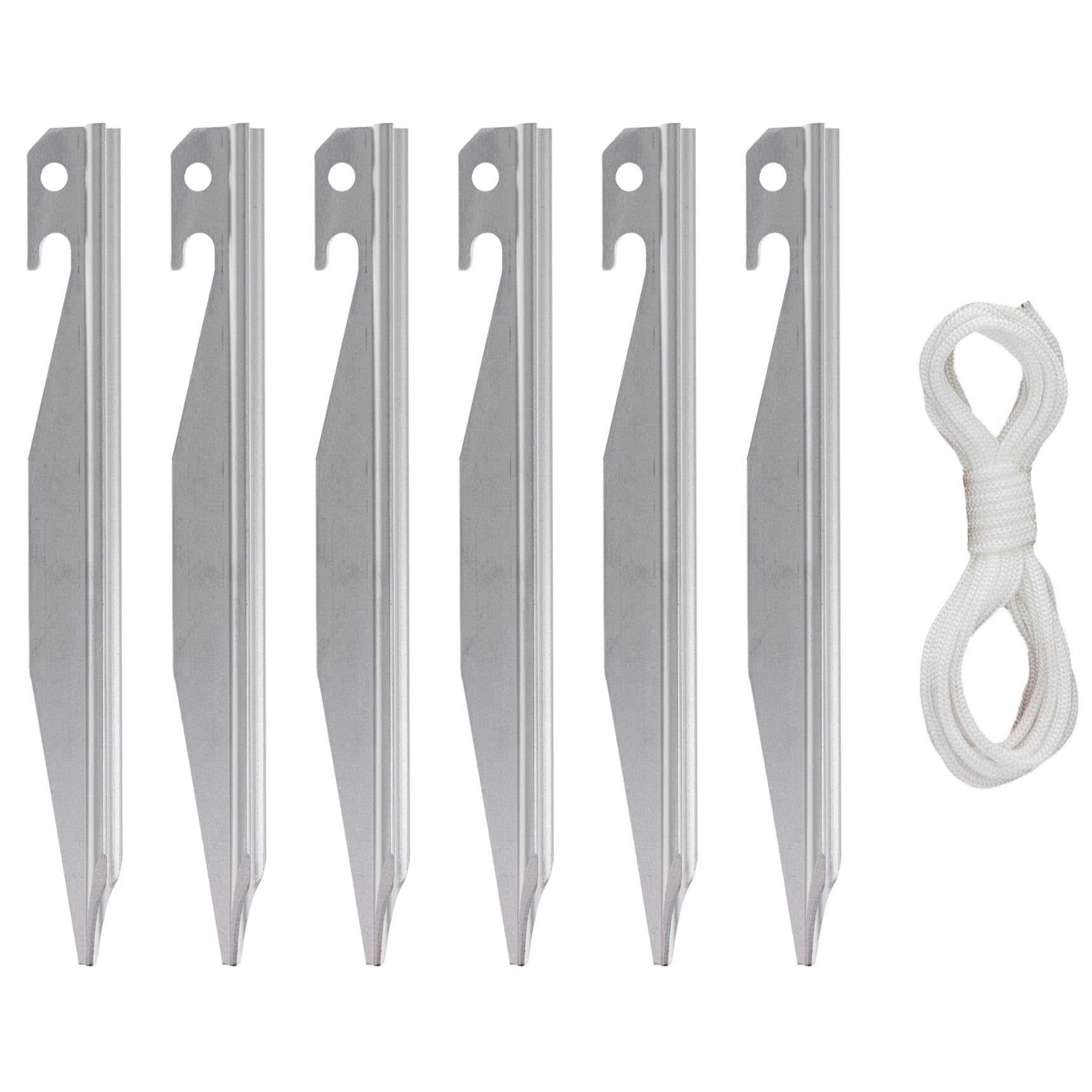 Haute Decor tent stake rope kit enables quick tethering for tents and displays.